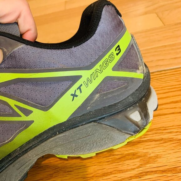 Salomon XT Wings 3 Trail Running Shoes Size 12.5 Hiking Sneakers - Picture 11 of 16